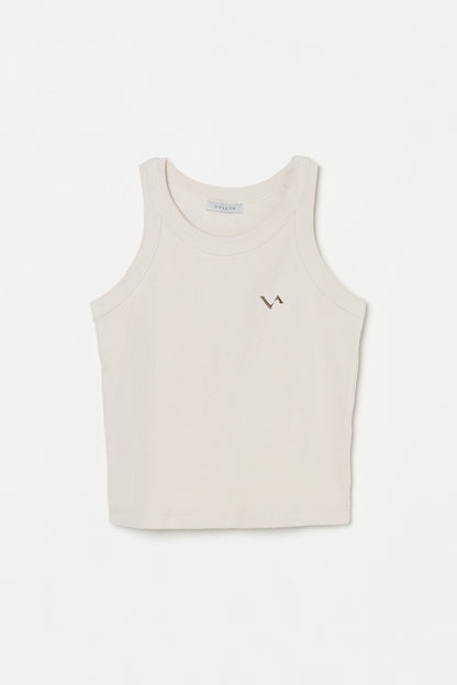 Logo Embroidery Mini Tank Tops