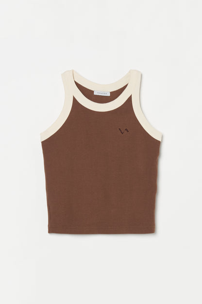 Logo Embroidery Mini Tank Tops