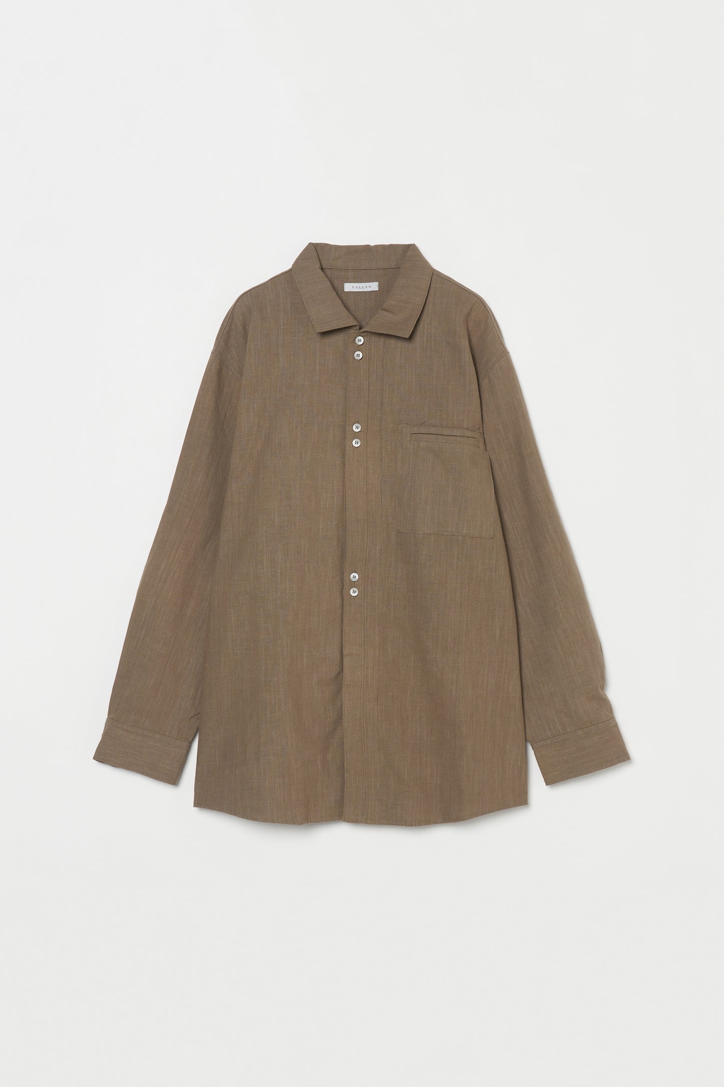 Layered Unisex Shirt Blouson