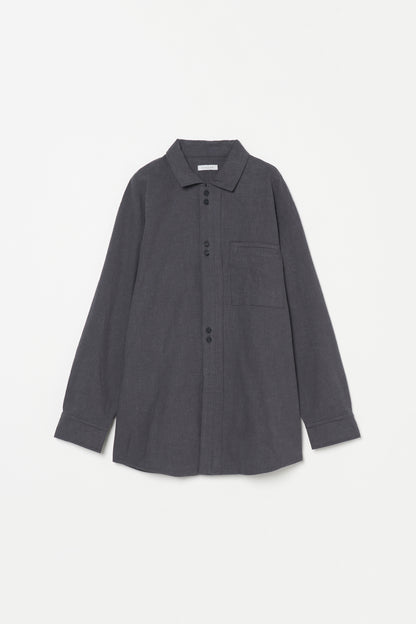 Layered Unisex Shirt Blouson